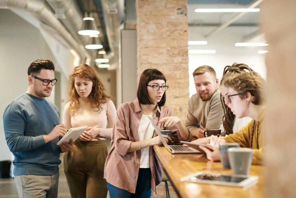 a group of employees