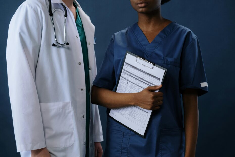 two healthcare workers