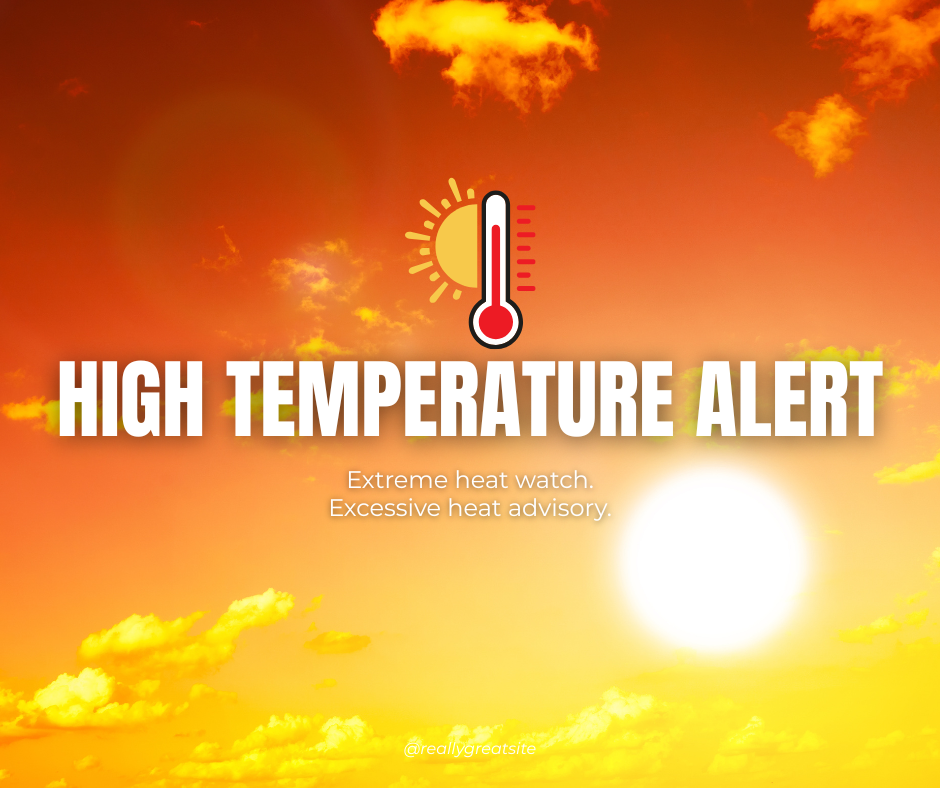 high temp alert