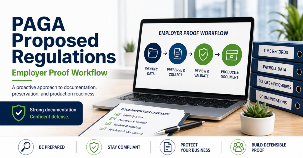 PAGA Proposed Regulations: Employer Proof Workflow